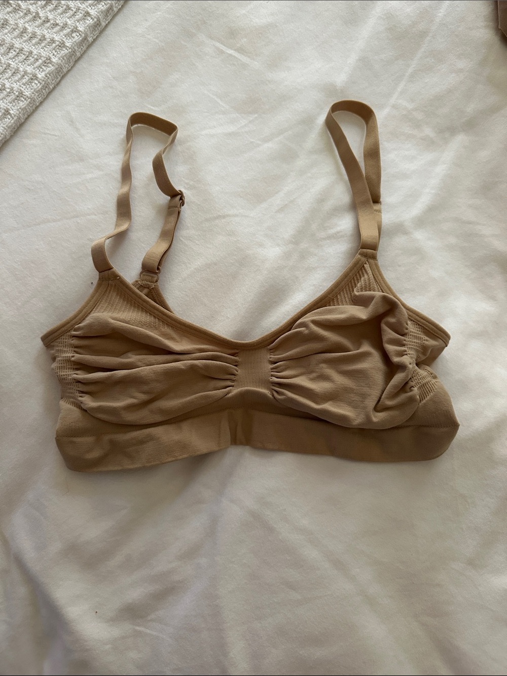 SKIMS Tan Seamless Wireless Bralette